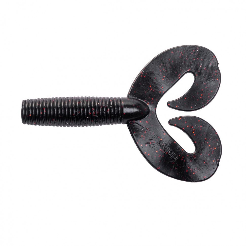 Твистер Helios Credo Double Tail 2,95"/7,5 см, цвет Dark Star 7 шт HS-12-047 , 